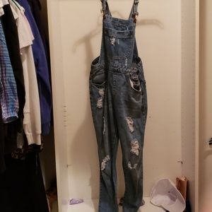 Ripped overalls